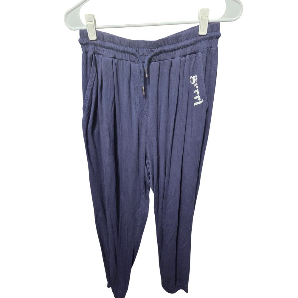 Navy Blue Ultra-Soft Genie Jogger Pants - Grrrl - Kim